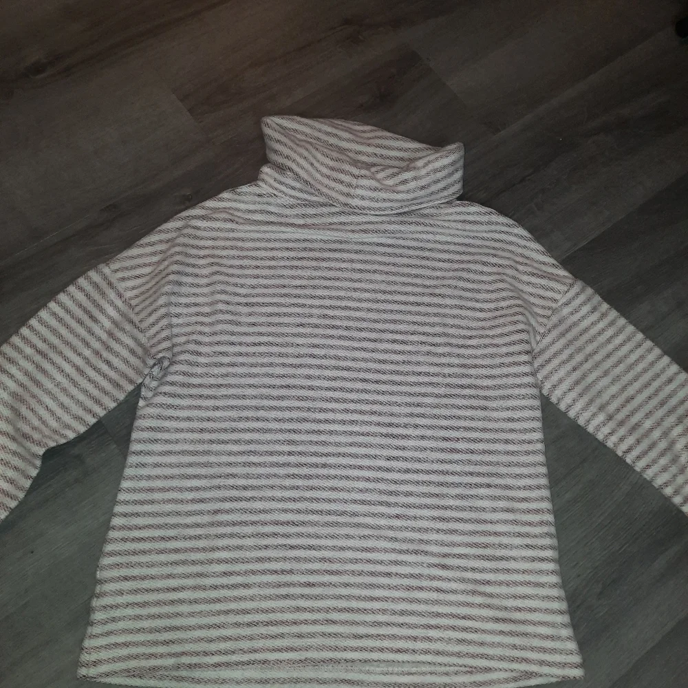A New Day Striped Cowlneck Sweater